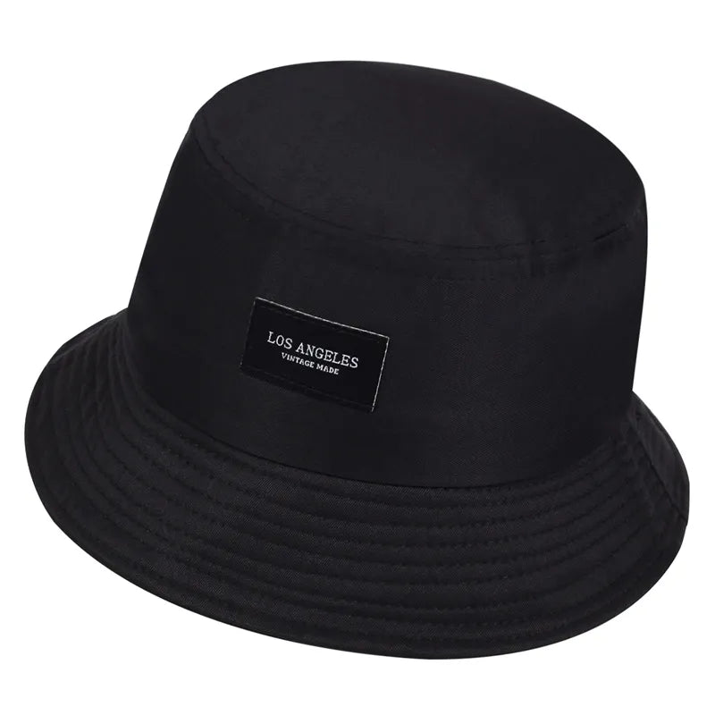 Los Angeles Bucket Hat Letter Embroidered Hip Hop Panama Hats for Men Cotton Fisherman Hat Casquette Women Outdoor Sun Hats