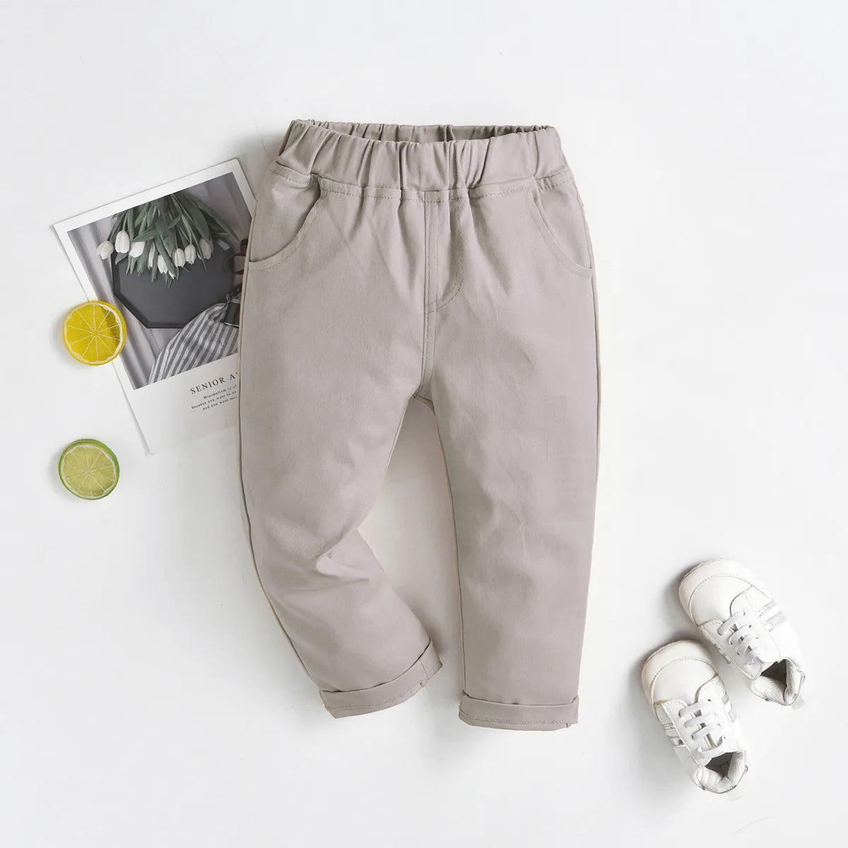 Brand Boys Pants Autumn Kids Clothing Baby Casual Pants Cotton Jeans 1-8y Toddler Cargo Pants