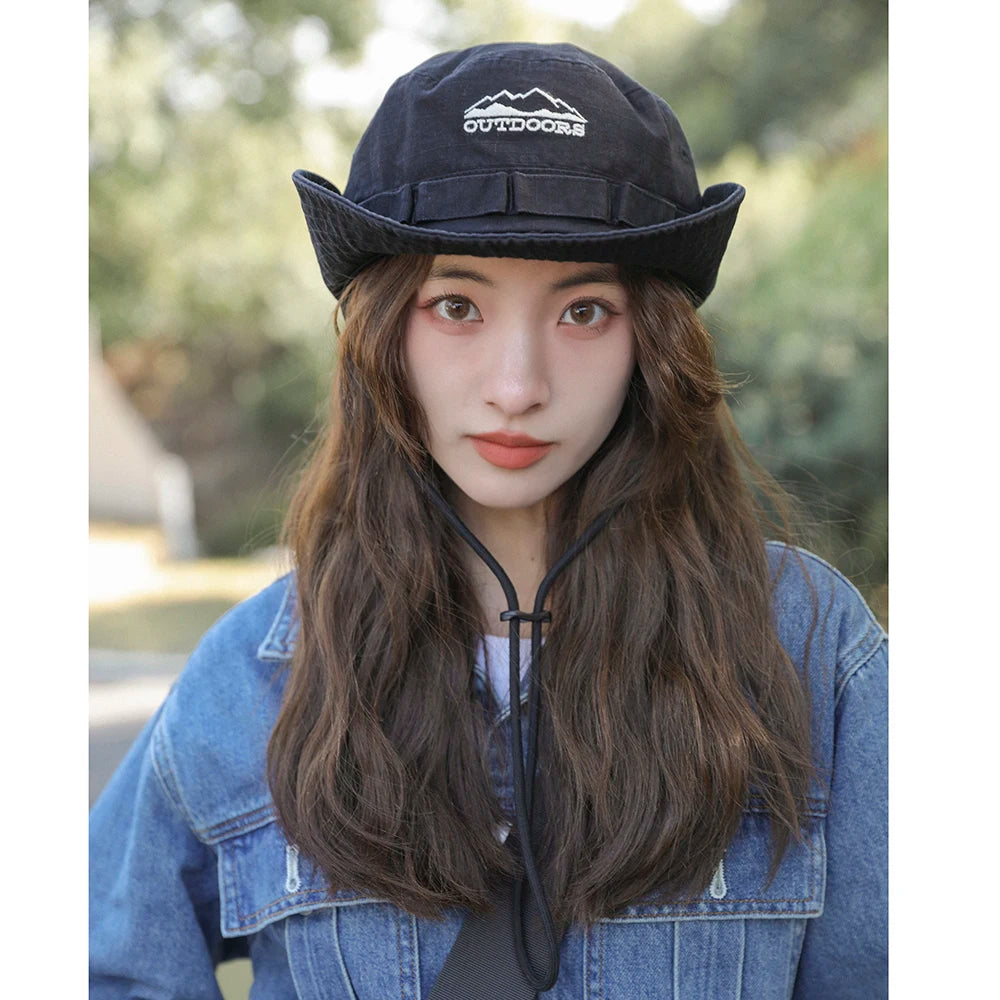 Cowboy Hats Camping Cap Fishing Hats Fishing Accessories Bike Accessories Bucket Hat Horse Summer Accessories Hiking Hat Sun Cap