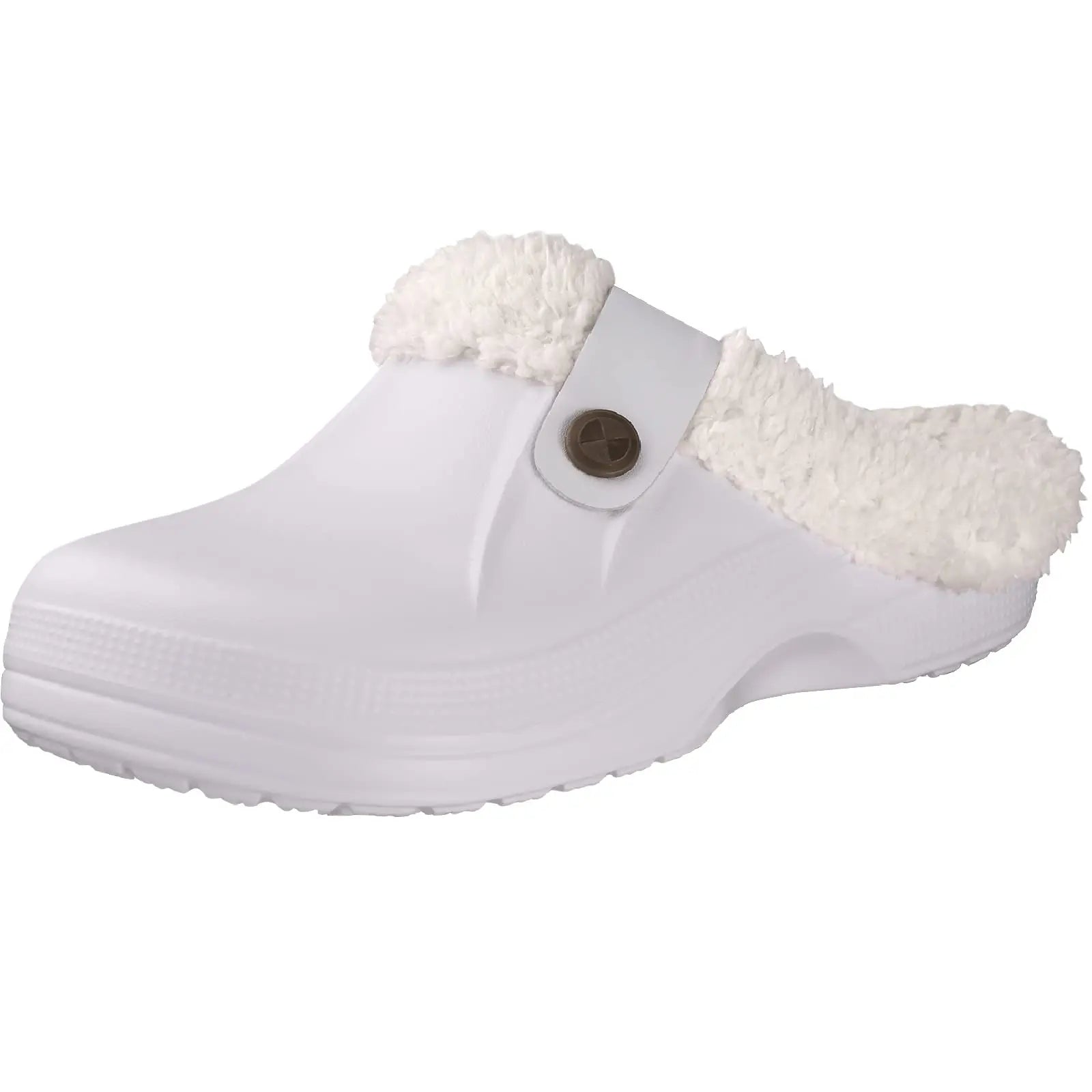 Evshine Warm Winter Man Slippers Antislip Waterproof Men Slippers Warm Comfy Clogs Fuzzy Fur Shoes Classic Plush Bedroom Slipper