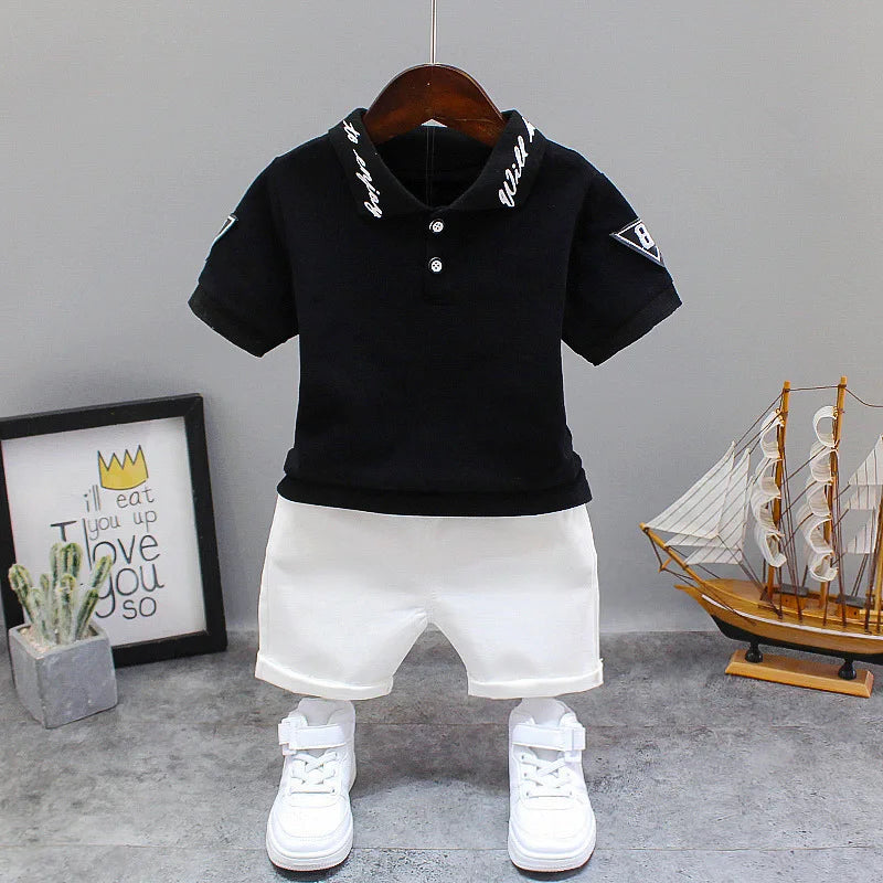 Summer Baby Boy Clothing Set Children Clothes Set T-Shirt Top+ Pants 2Pcs/Set  Toddler Boy Girl Clothes Sets Kids Clothes Sets