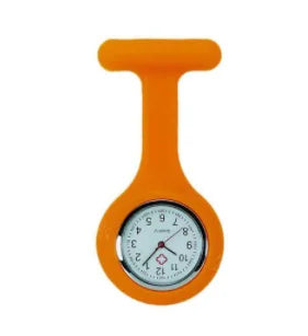 Mini Cute Pocket Watches Silicone Nurse Watch Brooch Tunic Fob Watch With Free Battery Doctor Medical Unisex Watches Clock