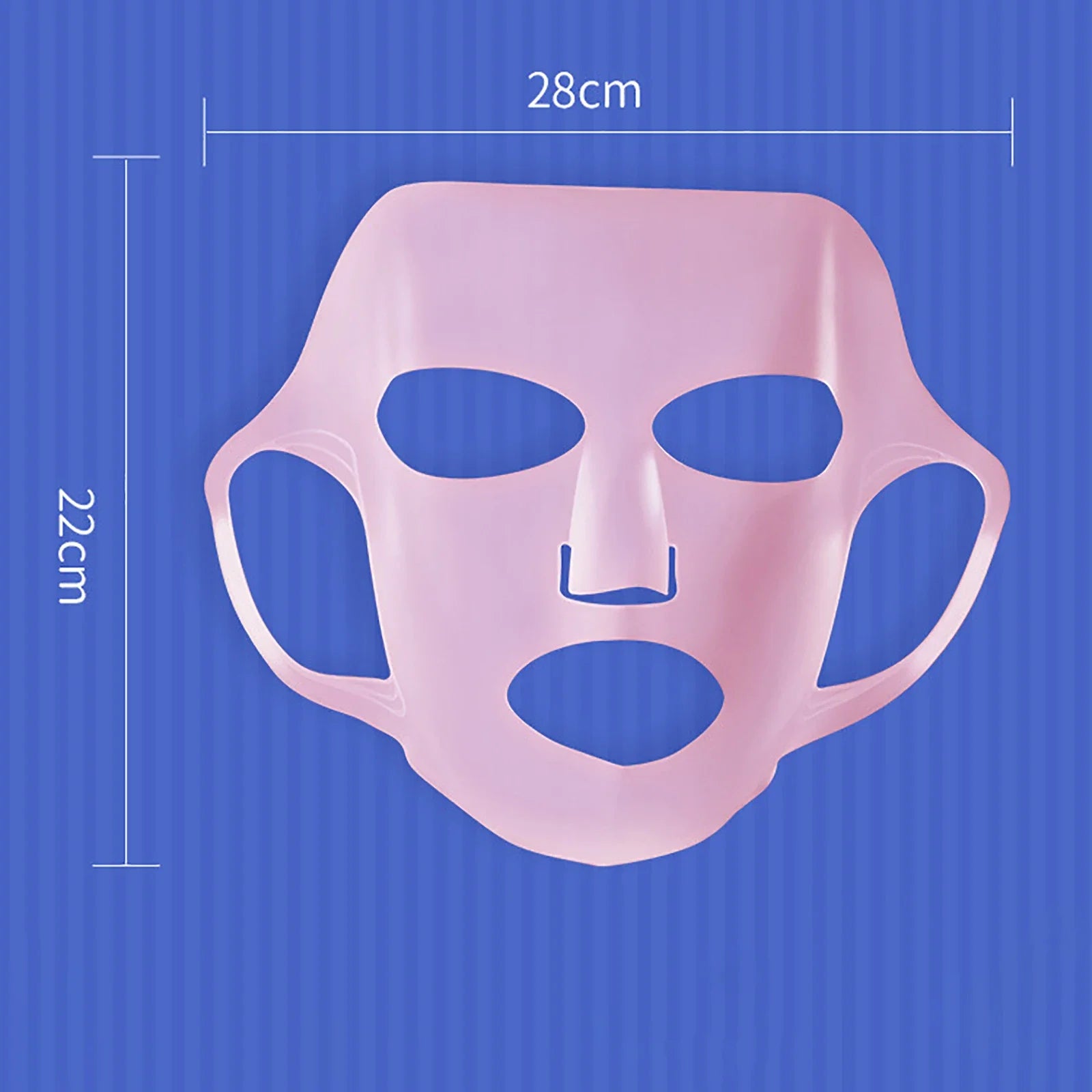3D Silicone Mask Face Women Skin Care Tool Hanging Ear Face Mask Gel Sheet Reusable Lifting Anti Wrinkle Firming Ear Fixed Tools