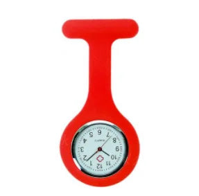 Mini Cute Pocket Watches Silicone Nurse Watch Brooch Tunic Fob Watch With Free Battery Doctor Medical Unisex Watches Clock