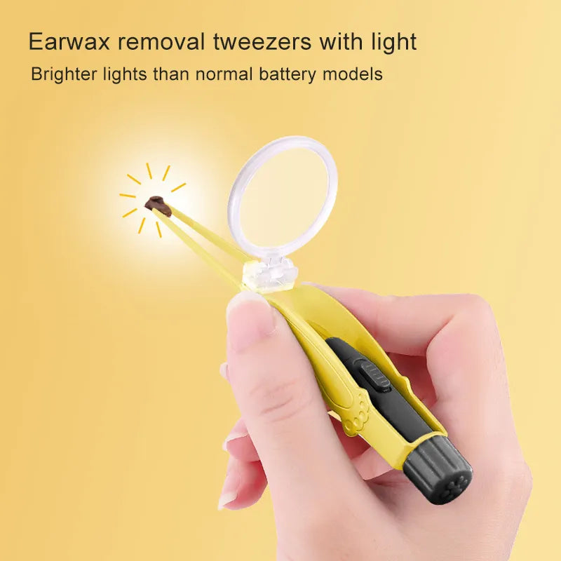 Smart Visual Ear Pick With Light Ear Pick Ear Spoon Shiny Creative Children Visible Earpick Ear Cleaning Tool Health Care