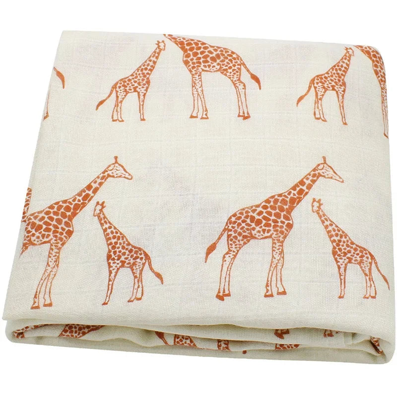 120x120cm Bamboo Muslin Swaddles Baby Blankets Newborn Baby Blanket Soft Baby Swaddle Muslin Wrap