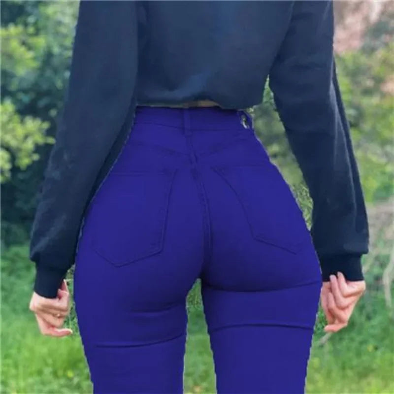 New Spring Sexy Vintage Fashion Y2k Streetwear Stretch Women's Jeans Skinny Jeans for Women High Waist Long Jean Woman Pants