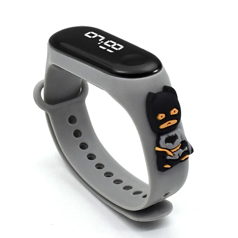 Disney Children's Watch Fashion Cartoon Watches Electronic Digital LED Display Watches Waterproof Holiday Gift Kids Watches