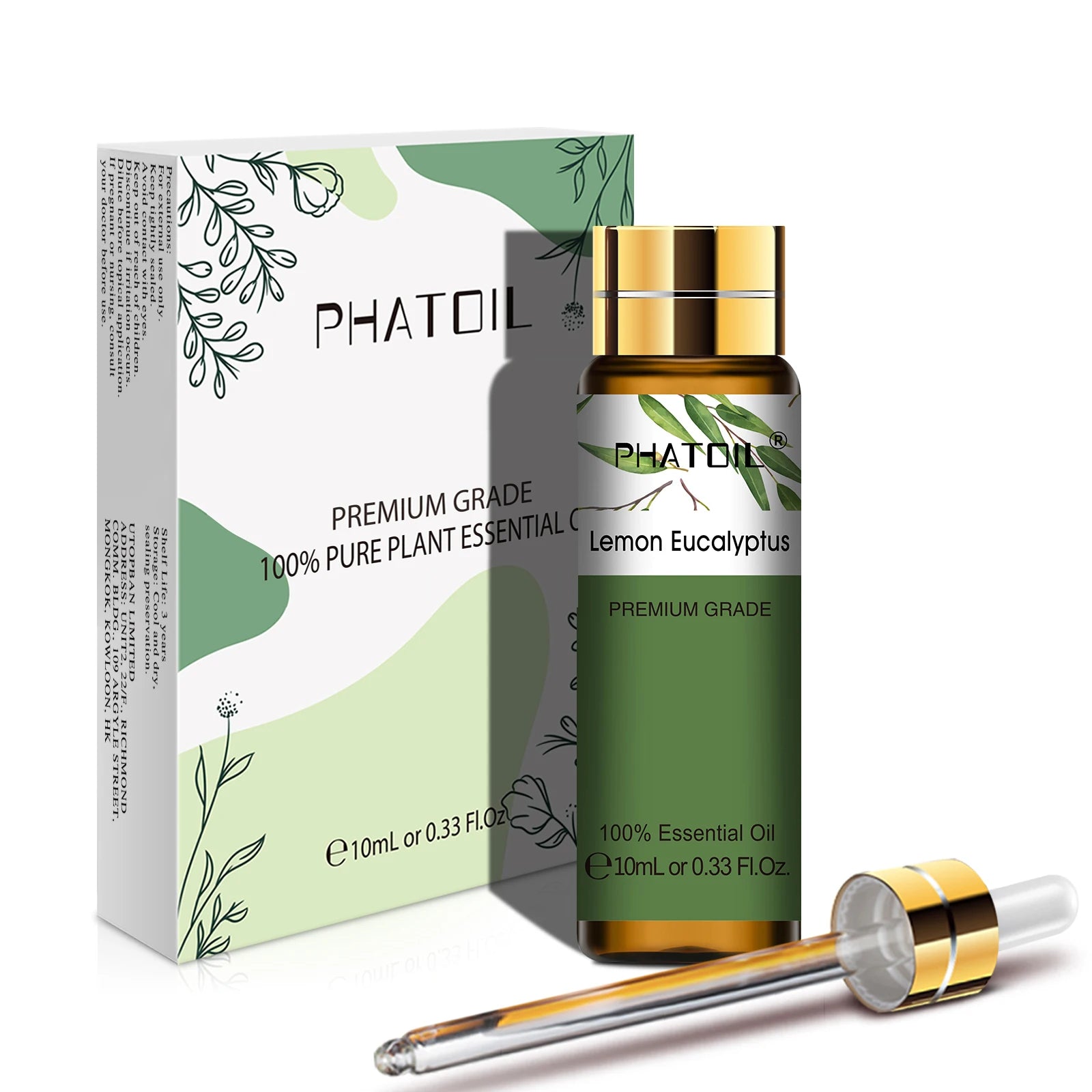 PHATOIL 10ML Rose Vanilla Neroli Spearmint  Pure Natural Essential Oils Diffuser Massage Spa Candles Soaps Aroma Fragrance Oil