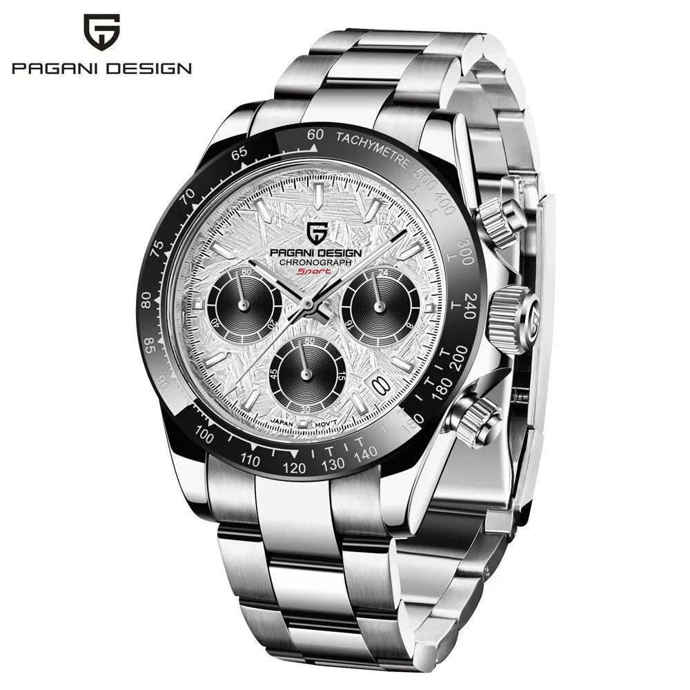 PAGANI DESIGN New Men Watches Quartz Business Watch Mens Watches Top Brand Luxury Watch Men Chronograph VK63