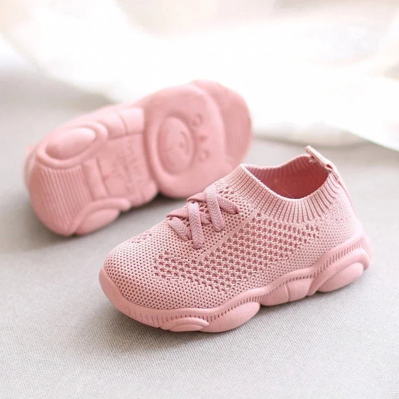 Kids Shoes Anti-Slip Soft Rubber Bottom Baby Sneaker Casual Flat Sneakers Shoes Children Size Kid Girls Boys Sports Shoes