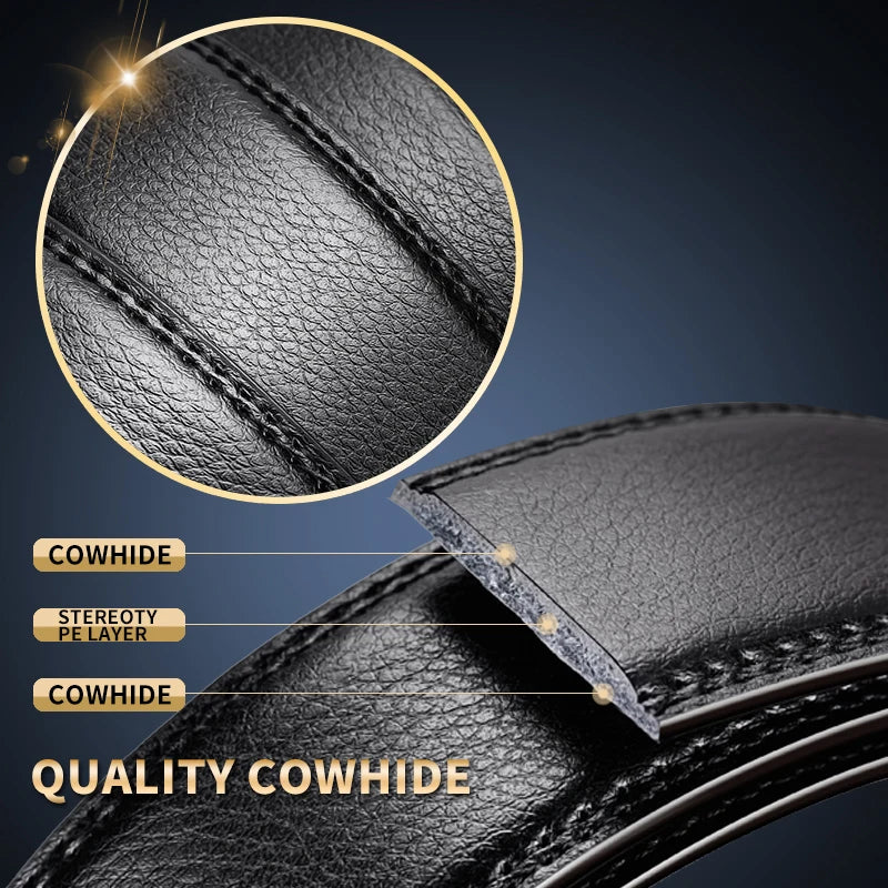 Belts Famous Brand Belt Men Mens Belts Quality Genuine Luxury Leather Belt for Men Belt Male Strap Male Metal Automatic Buckle