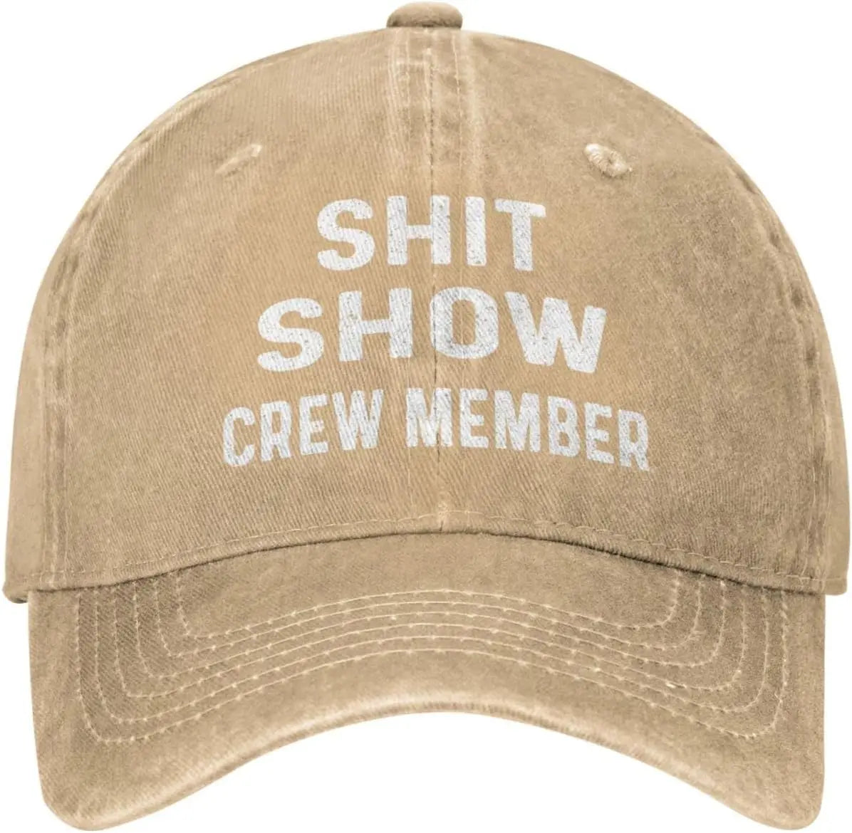 Funny Hat Shit Show Crew Member Hat Women Dad Hats Adjustable Caps