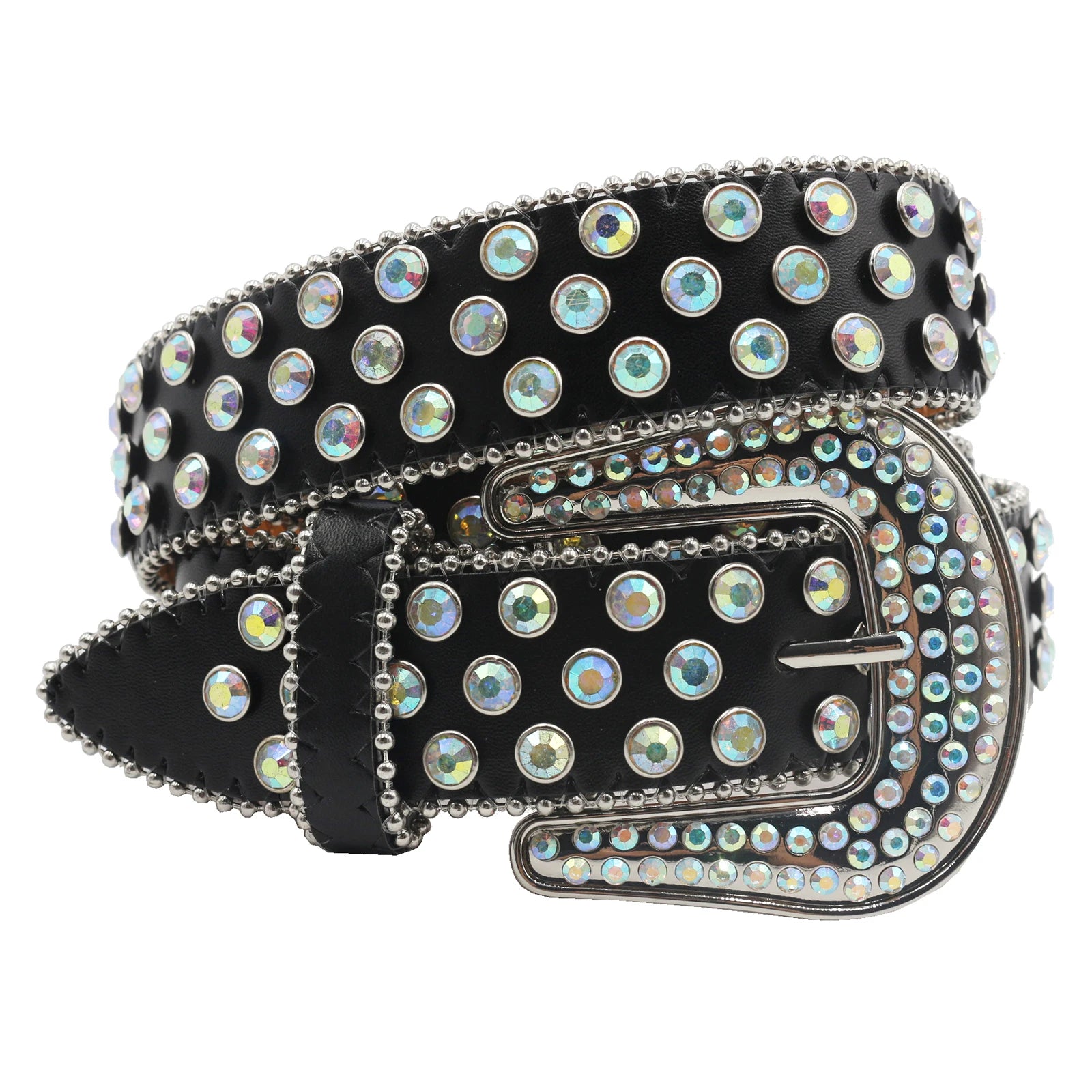 BB Belt Diamond Rhinestone Belts Fashion Luxury Crystal Studded Pin Buckle Belt Cinto De Strass Belts for Women Jeans Decoration