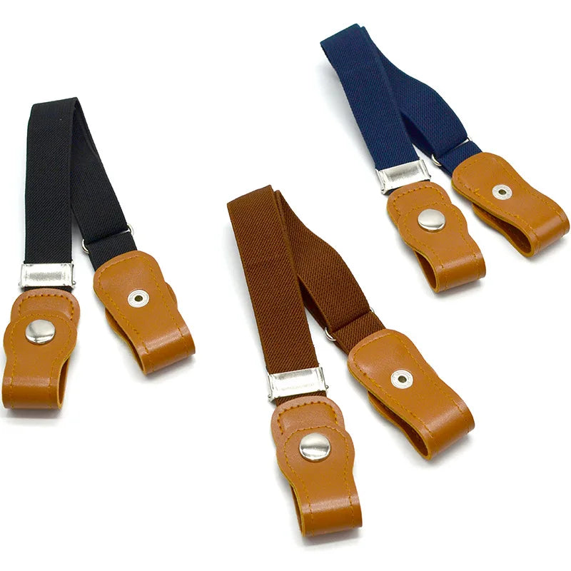 2022 New Belts for Child Buckle-Free Elastic Belt No Buckle Stretch Belt for Kids Toddlers Adjustable Boys and Girls Belts
