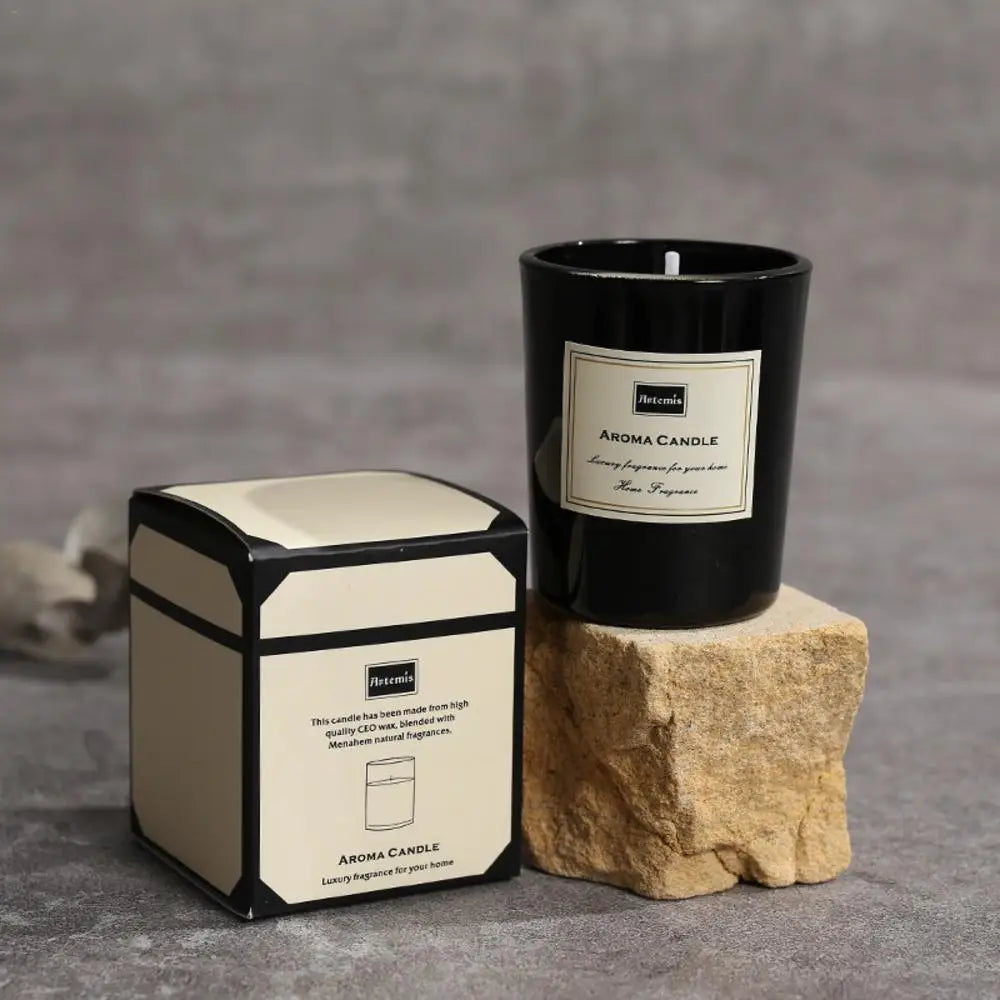 Scented Aromatic Candles Guest Gift Candles Lot Wedding Candles White in Glass Jars Luxury Candle for Home Decor