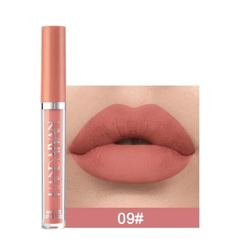 6pcs/1pcs Waterproof Lipgloss Makeup Lightweight Matte Lip Cosmetics Long Lasting Velvet Lipstick Moisturizing Sexy Lips Makeup - My Store