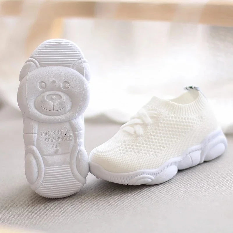 Kids Shoes Anti-Slip Soft Rubber Bottom Baby Sneaker Casual Flat Sneakers Shoes Children Size Kid Girls Boys Sports Shoes