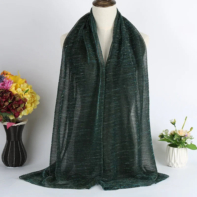 Scarves Women Plain Maxi Hijab Scarf Soft Soild Muslim Shawls Wraps Lady Viscose Head Scarfs Fashion Scarves 1Pc