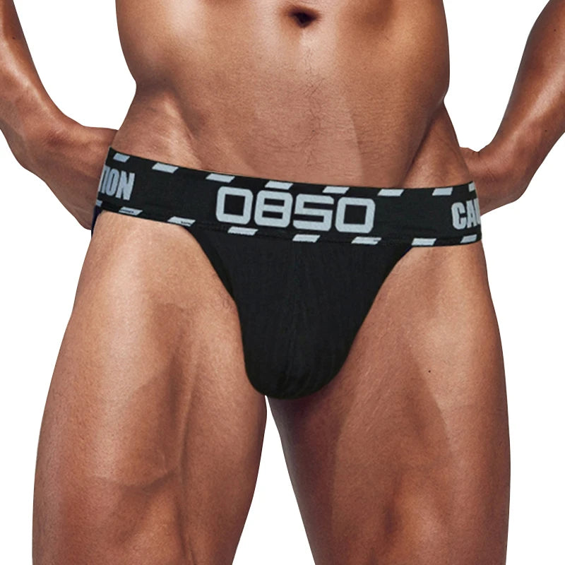 Fashion Sexy Underwear Men Jockstrap Low Waist Cotton Gay Man's Underwear Bikini Men Briefs Male Underwear Cuecas BS3517