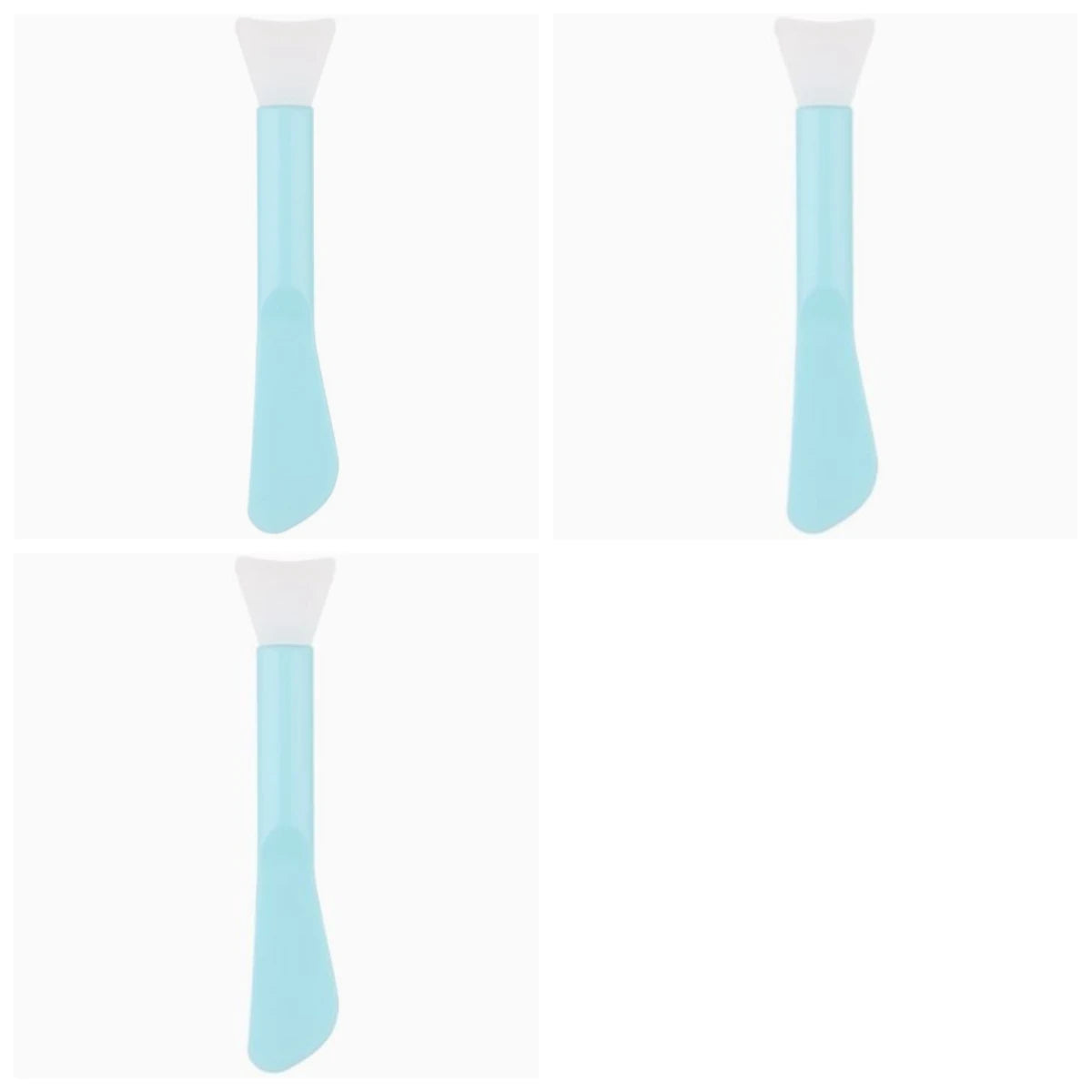 1/3pcs Silicone Facial Mask Brush Double Mud Film Beauty Makeup DIY Apply Facial Mask Head Soft Head Makeup Face Skin Care Tools
