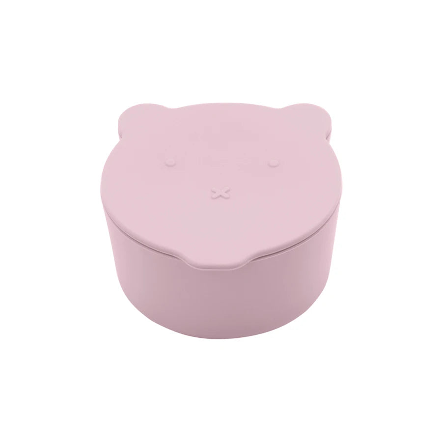Silicone Baby Snack Box Kids Solid Color Silicone Food Box Baby Portable Feeding Food Baby Snack Container With Lid Baby Stuff