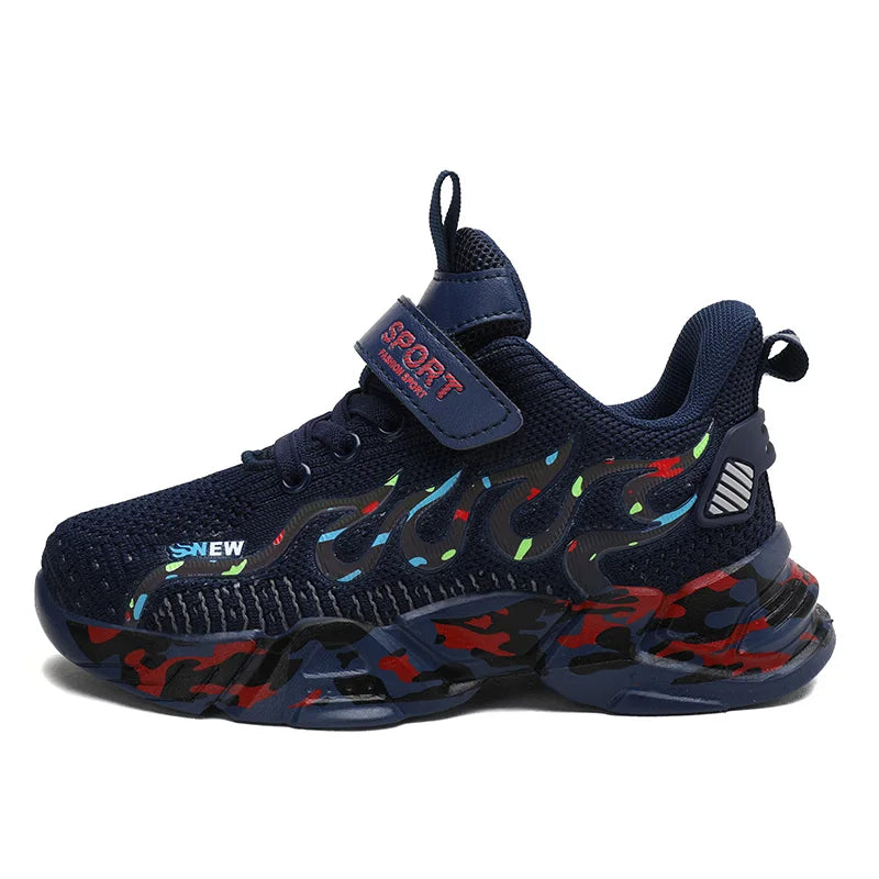 Boys Running Shoes  Design Children Sneakers Mesh Kids Casual Sneakers 7-12 Years Children Sneakers for Boys