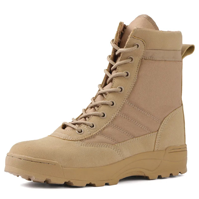 2025 New Tactical Boots Men Boots Special Force Desert Combat Male Boots Outdoor Hiking Boots Ankle Shoes Men Tactical Boots