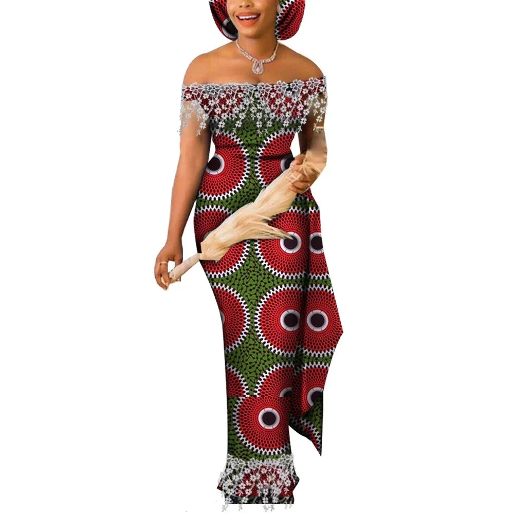 Dresses for Women Party Wedding Casual Date Dashiki African Women Dresses African Dresses for Women Kg598 - My Store