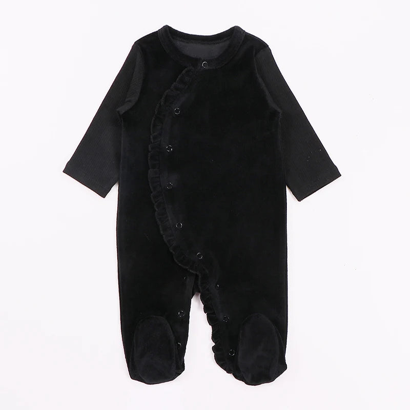 Baby Romper Pyjamas Kids Clothes Long Sleeves Children Clothing Heart Star Baby Overall Children Boy Girl Clothes Footies Romper