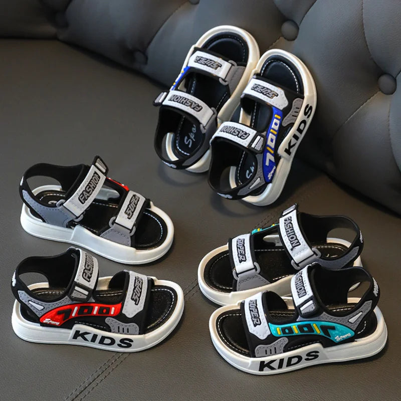 Breathable Sport Sandals Summer Sandals for Boys Casual Beach Shoe Comfortable Soft Sole Kids Shoes Fashion Non-Slip Sandalias