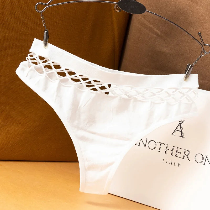 Mesh Hollow Out Thong Women Panties Sexy Breathable Underwear Ladies Briefs Lingere Panty Underware Womens Lingerie Thongs