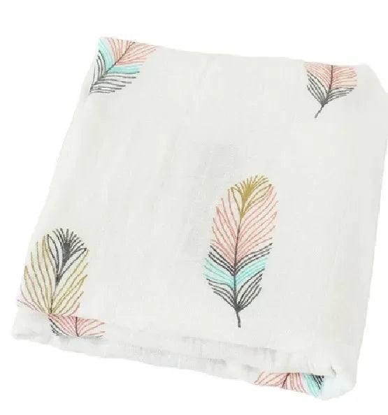 120x120cm Bamboo Muslin Swaddles Baby Blankets Newborn Baby Blanket Soft Baby Swaddle Muslin Wrap