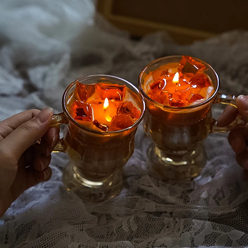 Creativity Latte Coffee Scented Candle Aromath Soy Wax Candles Wedding Birthday Candles Party Home Diner Decoration Souvenirs