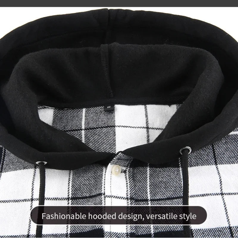 Hoodies for Men Streetwear Hoodie Ropa Para Hombre Sudaderas Oversize Chemise Gucci Shirts for Long Sleeve Big Size Men's Cloth - My Store