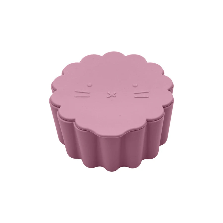 Silicone Baby Snack Box Kids Solid Color Silicone Food Box Baby Portable Feeding Food Baby Snack Container With Lid Baby Stuff