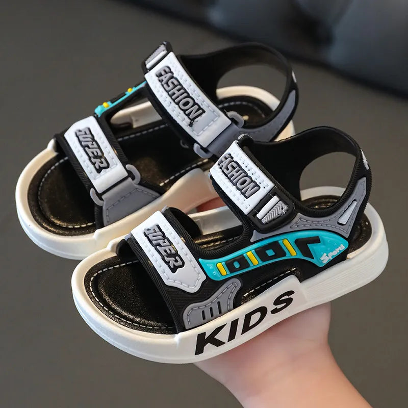 Breathable Sport Sandals Summer Sandals for Boys Casual Beach Shoe Comfortable Soft Sole Kids Shoes Fashion Non-Slip Sandalias