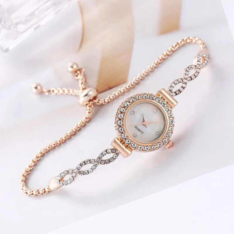 Luxury Women's Watches Simple Quartz Wristwatches Small Dial Watches Bracelet Ladies Watch Gift Clock Relogio Feminino