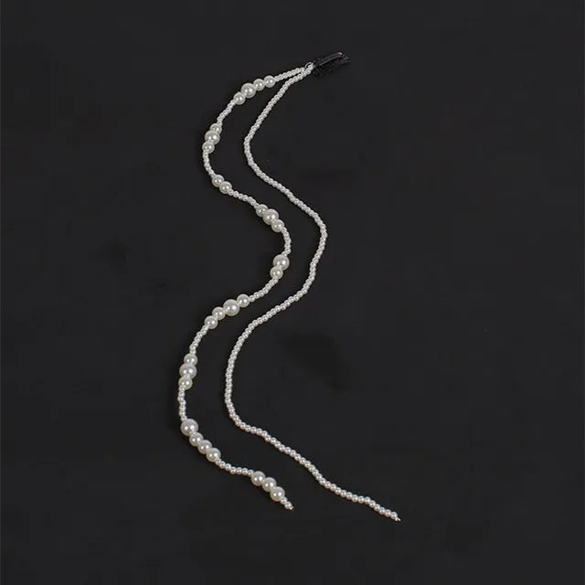 New Rhinestone Snake Hair Band for Hair Women Long Tassel Crystal Headband Hair Accessories Wedding Accessories Hair Jewelry