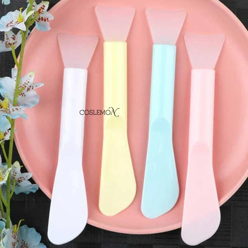 1/3pcs Silicone Facial Mask Brush Double Mud Film Beauty Makeup DIY Apply Facial Mask Head Soft Head Makeup Face Skin Care Tools