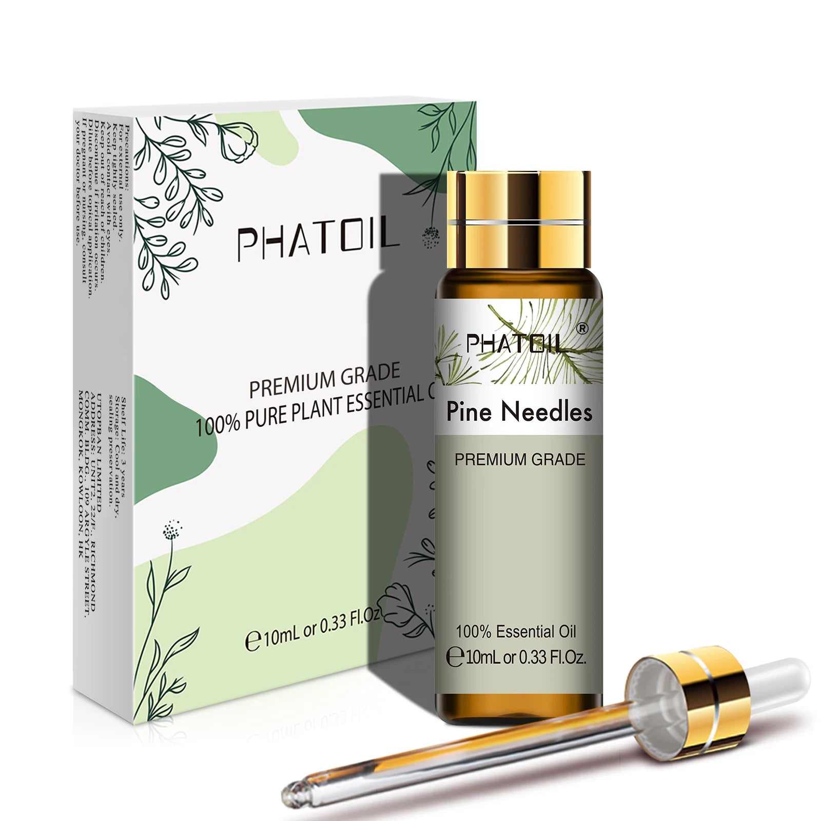 PHATOIL 10ML Rose Vanilla Neroli Spearmint  Pure Natural Essential Oils Diffuser Massage Spa Candles Soaps Aroma Fragrance Oil