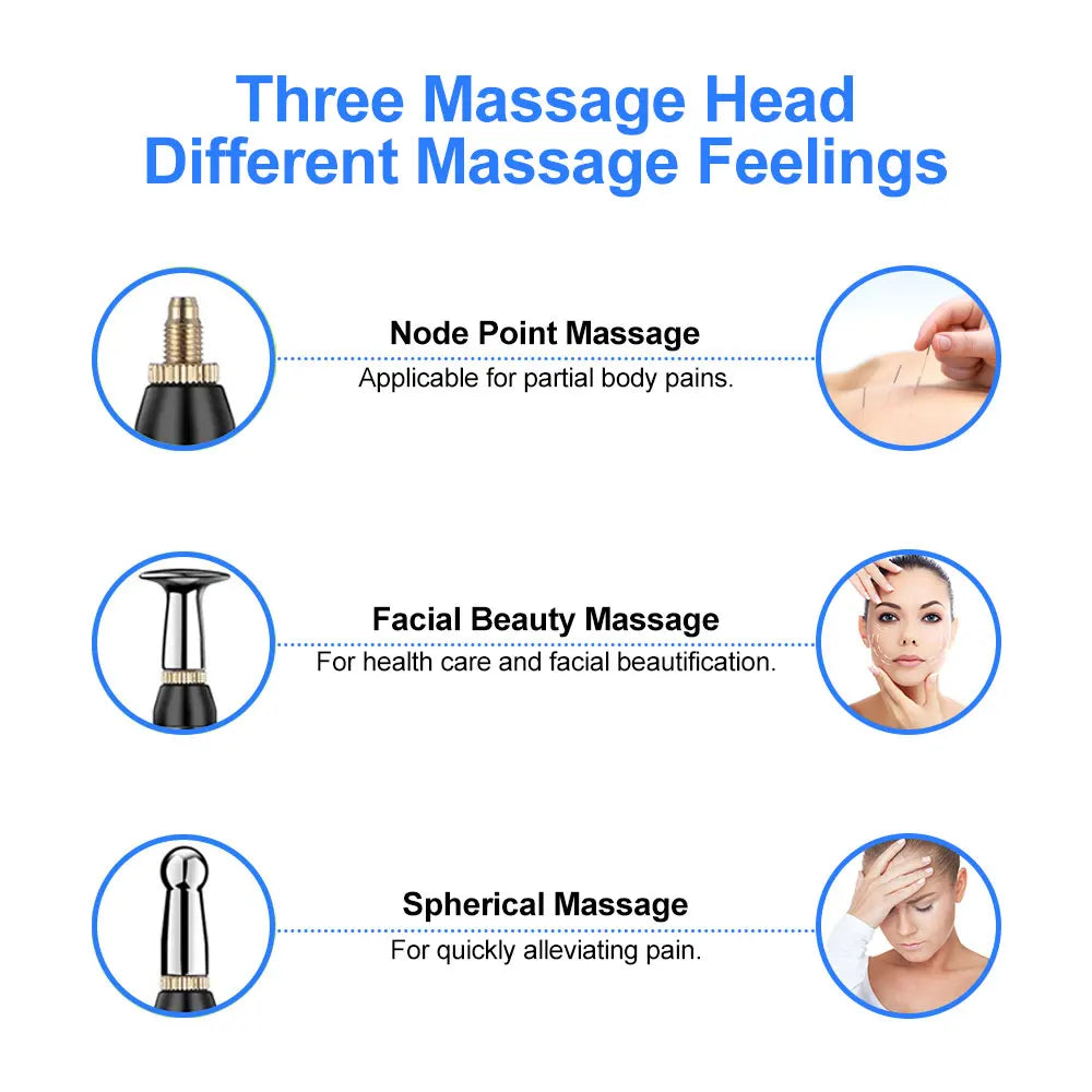 EMS TENS Unit Health Herald Digital Therapy Machine Acupuncture Pen Meridians Laser Meridian Energy Body Massage Pen Health Care