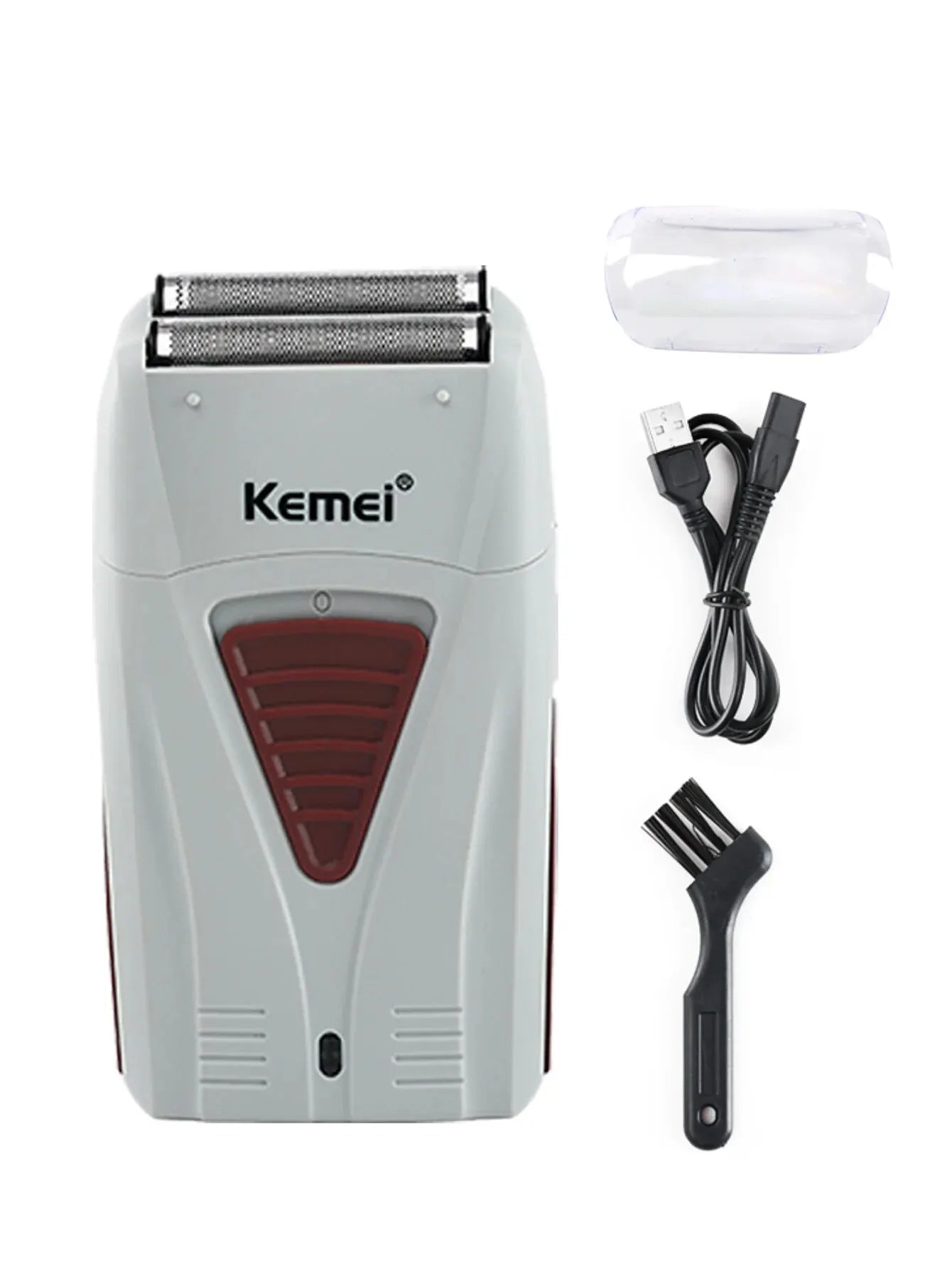 Kemei-3382Professional Rechargeable Hair Clipper 0mm Bareheaded Hair Removal Razor High Quality Electric Shaver for Men Cordless