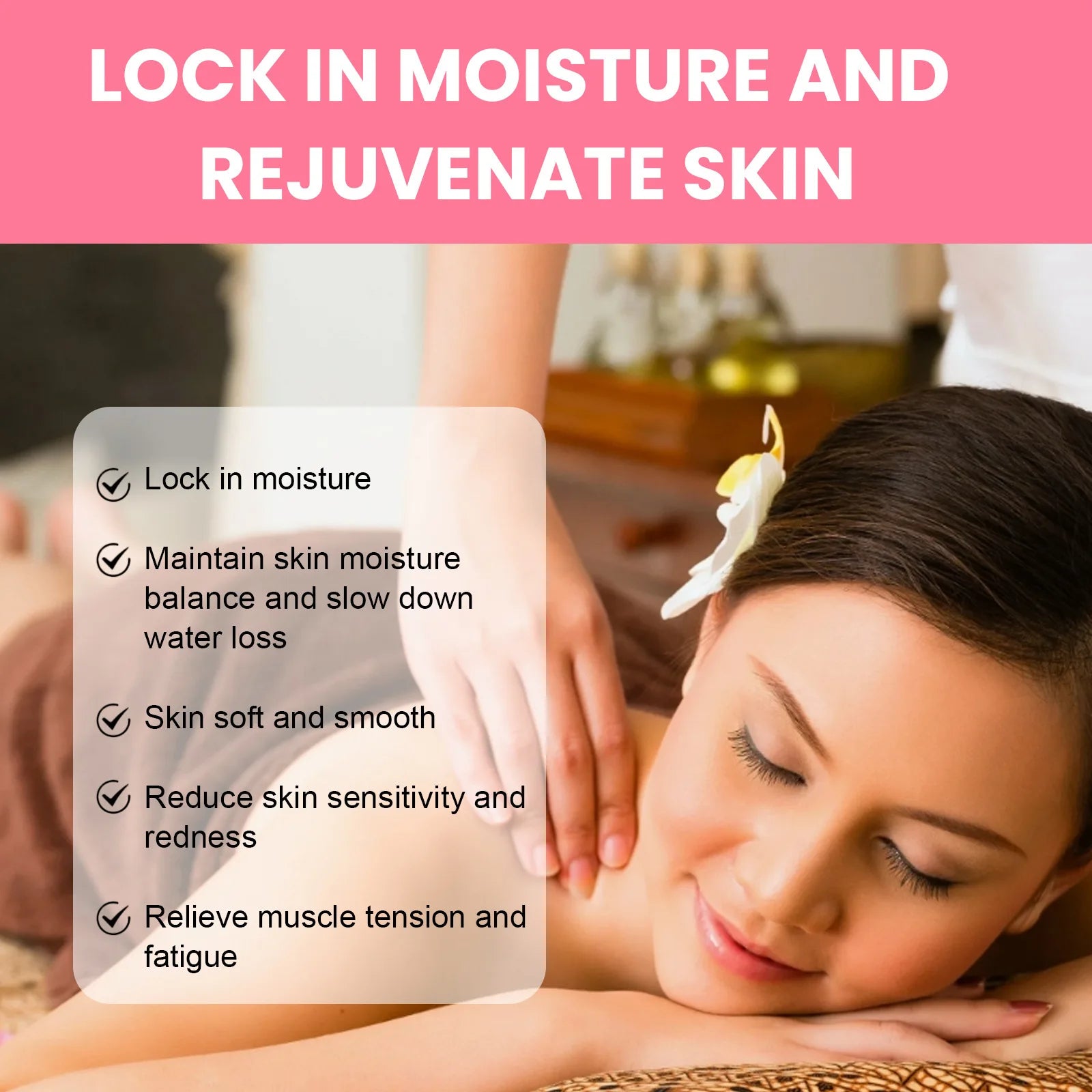 EELHOE Full Body Massage Oil Improve Skin Dryness Moisturizing Skin Nourishing Body Oil Peach Repair Skin Care Body Shimmer Oil