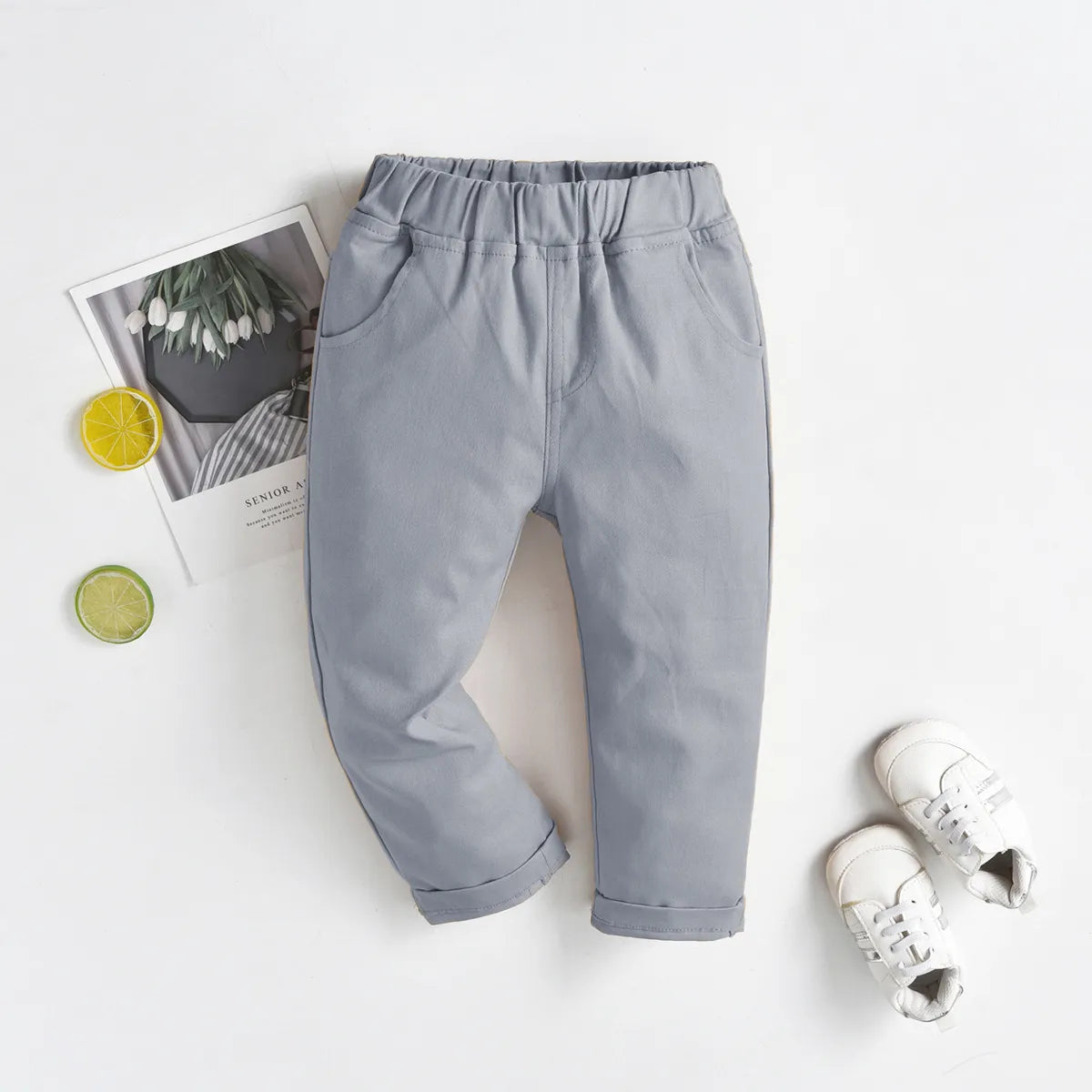 Brand Boys Pants Autumn Kids Clothing Baby Casual Pants Cotton Jeans 1-8y Toddler Cargo Pants