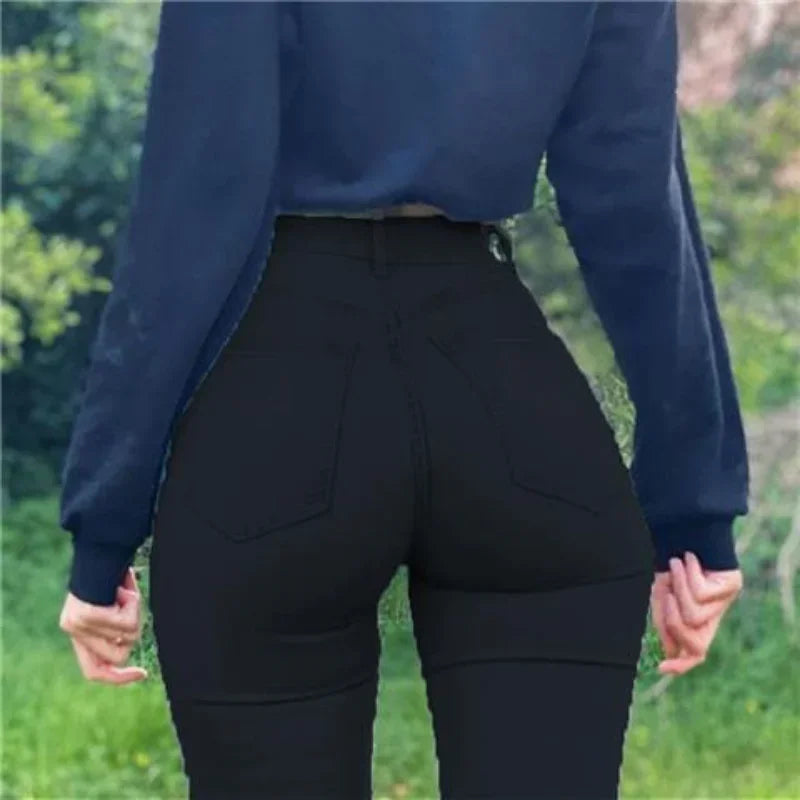 New Spring Sexy Vintage Fashion Y2k Streetwear Stretch Women's Jeans Skinny Jeans for Women High Waist Long Jean Woman Pants