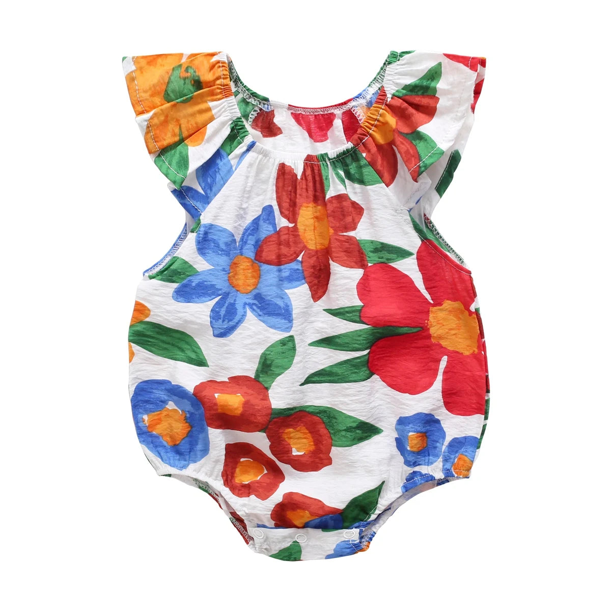 Sanlutoz Summer Cotton Baby Girl Bodysuit Printing Newborn Baby Clothes Princess Baby Girls Clothing Cute