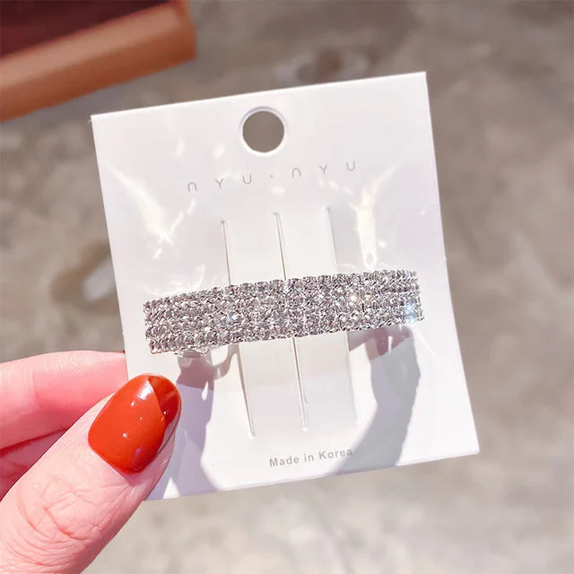 Women Elegant Luxury Rhinestone Tassel Ponytail Hair Claws Hair Clips Barrettes Hairpin Headband Fashion Hair Accessories