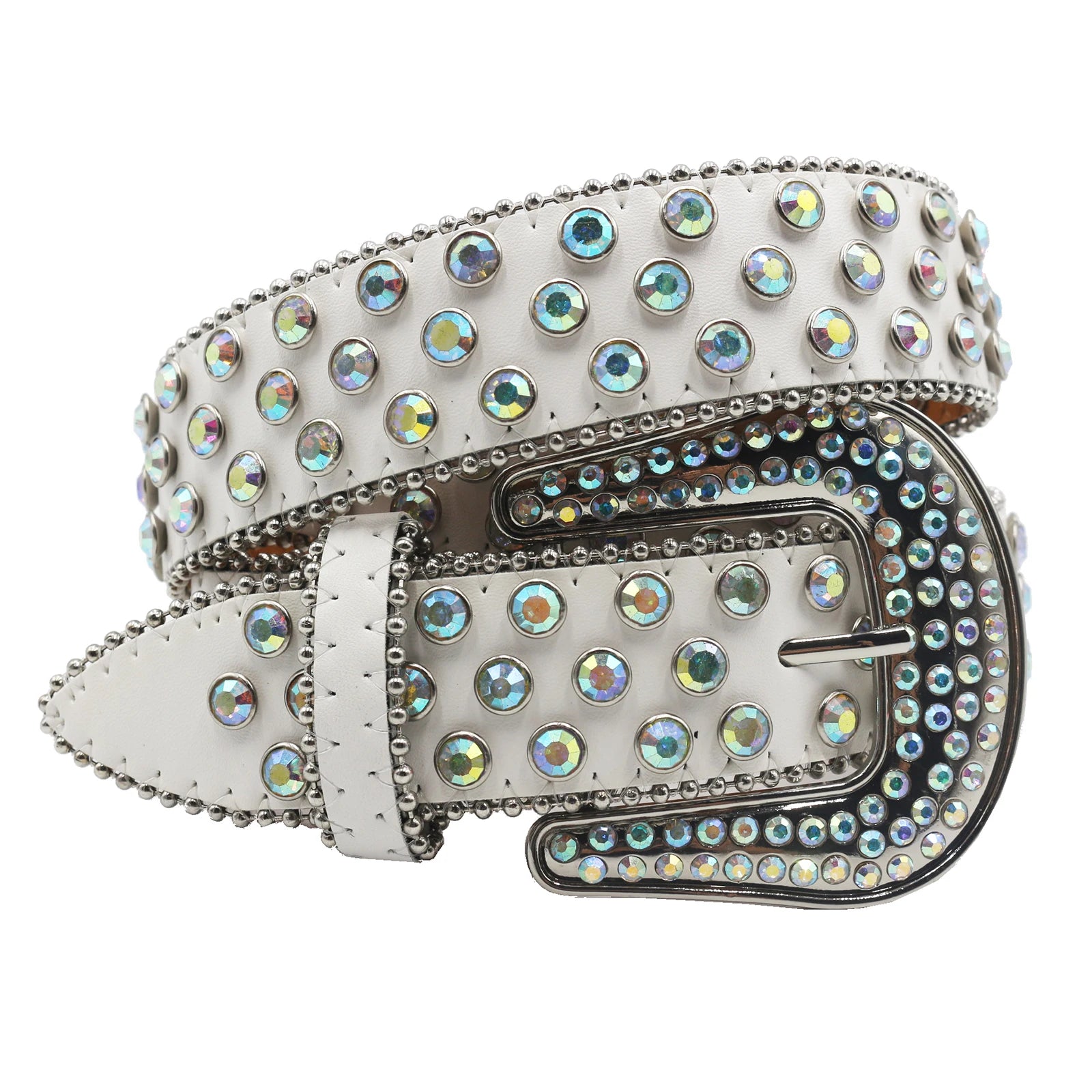 BB Belt Diamond Rhinestone Belts Fashion Luxury Crystal Studded Pin Buckle Belt Cinto De Strass Belts for Women Jeans Decoration