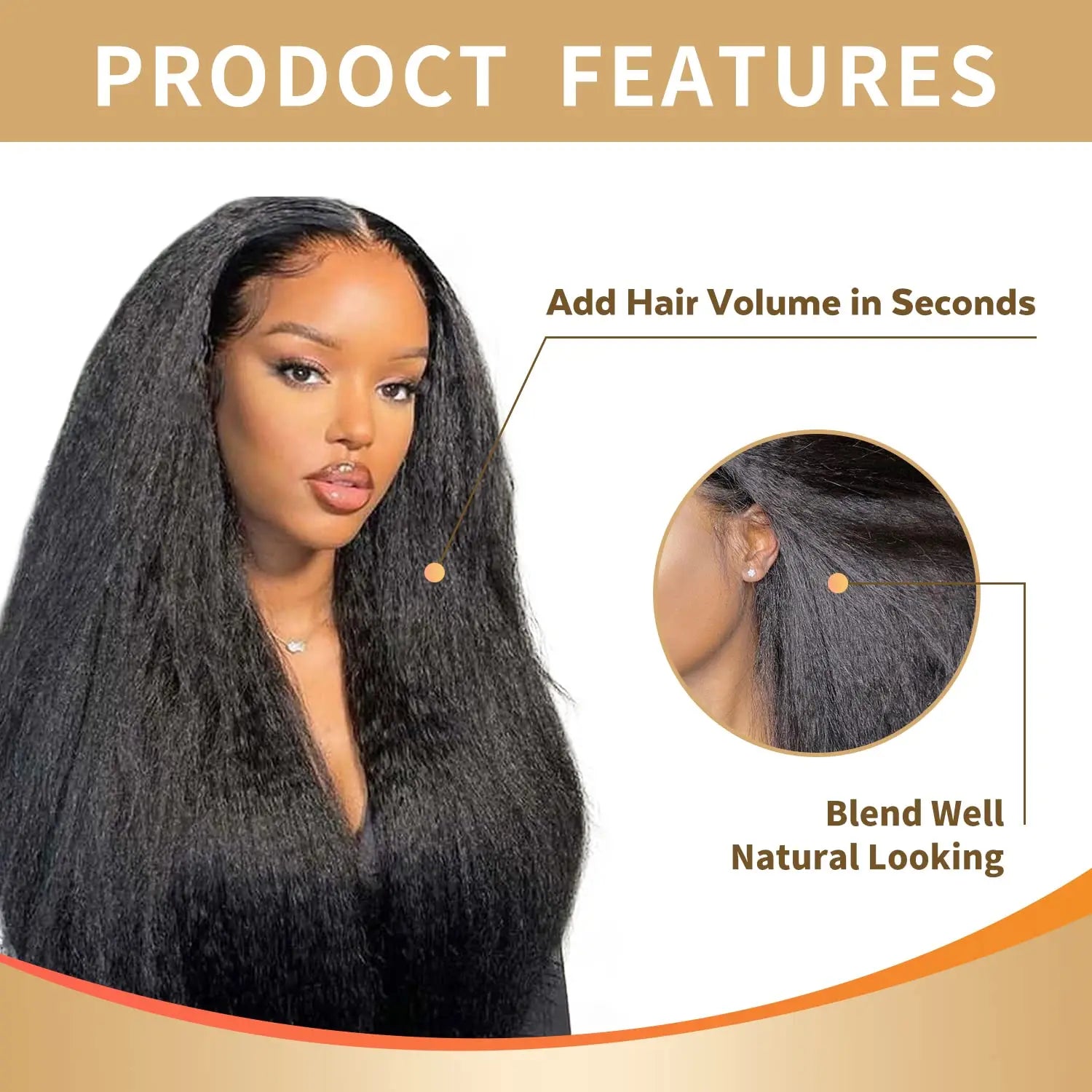 Synthetic 7PCS Clip in Hair Extensions Hair YAKI Straight Extensions for Black Women Long Layered Hair Extensions Heat Resistant